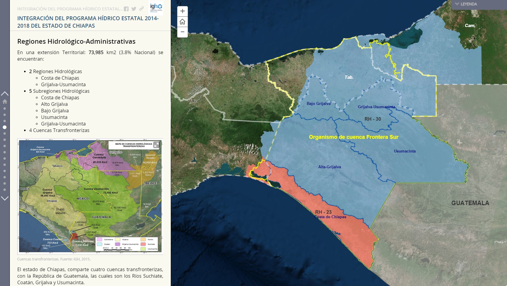 Programa hidrico de chiapas